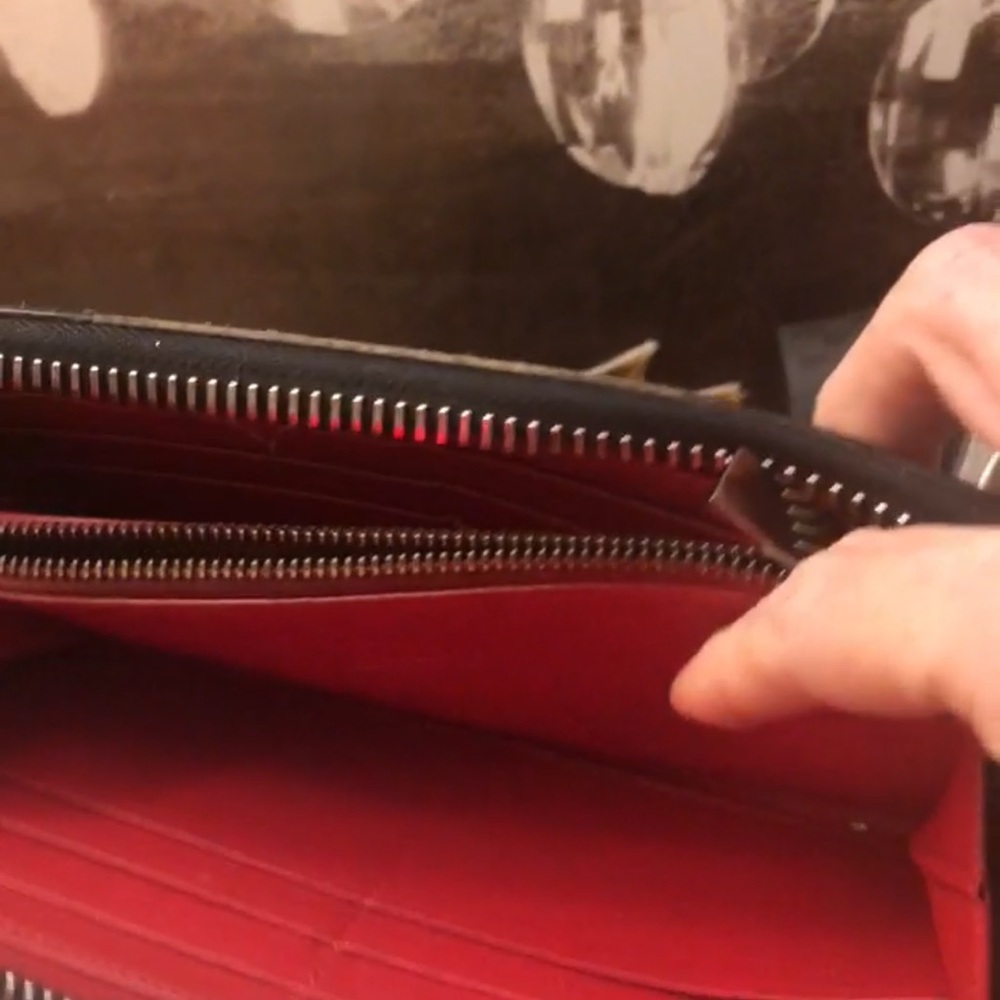 Christian Louibuton Studded Long Wallet - Picture 8 of 10